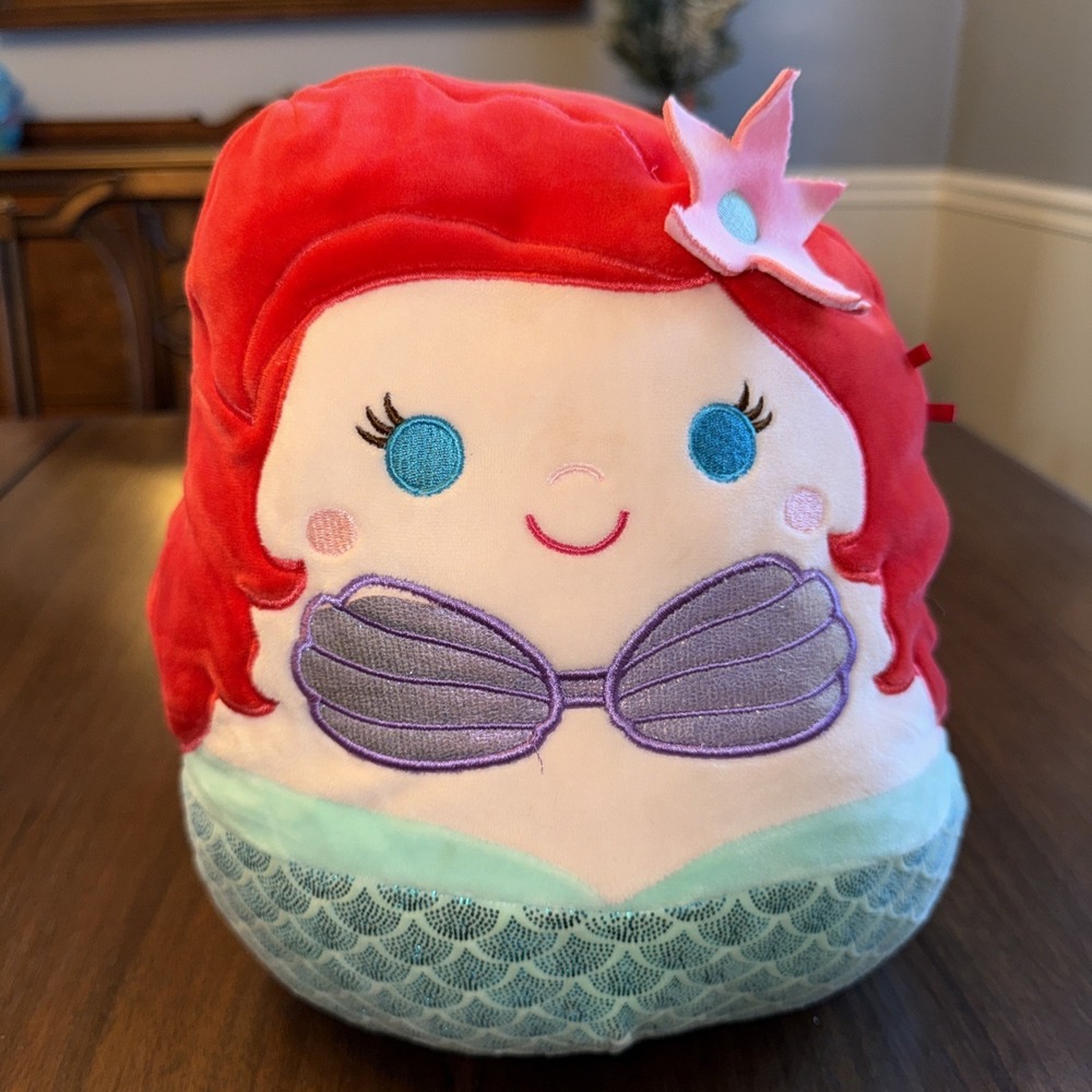 Kelly Toys Disney Squishmallows 10"‎ Ariel Squishmallow